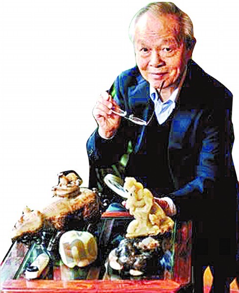 　　玉器鉴定家周南泉。(资料图片)