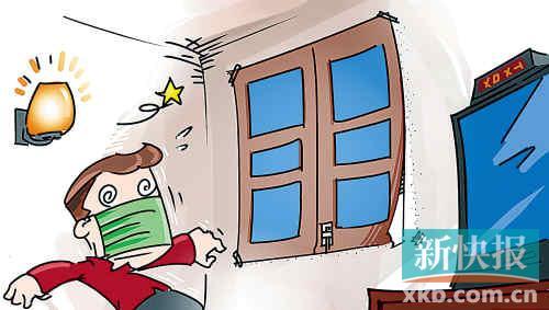 　　假窗户！■漫画/王云涛