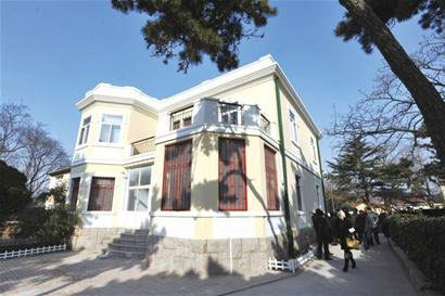 青岛八大关内的别墅。