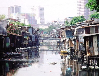 　　马尼拉一处贫民窟。