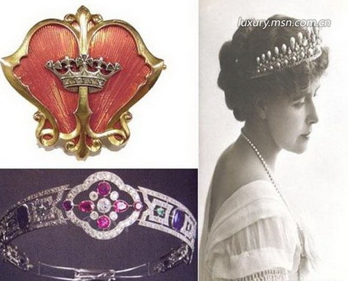 　　10.罗马尼亚女王的皇冠及胸针