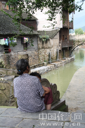 　　边城镇一景 中国经济网记者 段丹峰 摄