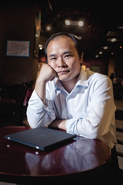 　　中国人民大学经济学院副教授聂辉华。实习生 杨奉焓 摄