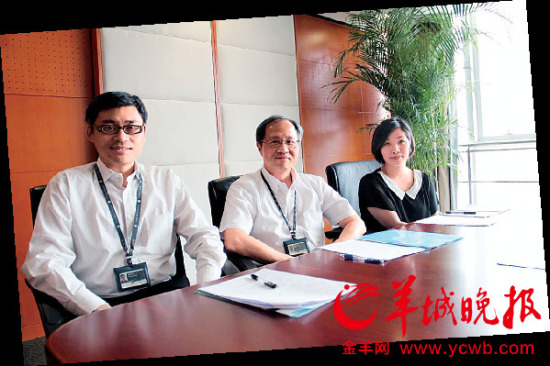 　　港铁深圳公司高层接受羊城晚报记者专访