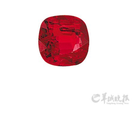 　　5.01克拉天然缅甸鸽血红宝石