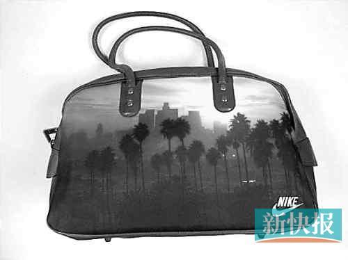 图为NIKE皮包检出不合格