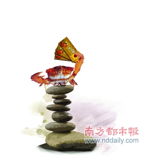 纸螃蟹”的疯狂，和近几年被炒得火热的月饼券的“空赚经济”发展模式有着诸多雷同之处。 南都制图：刘寅杉