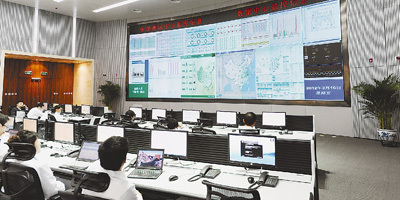 　　中国农业银行总行生产运行应急指挥中心（ECC）。