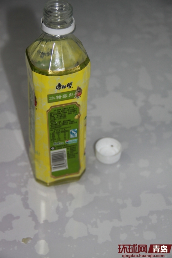 有虫子的康师傅冰糖雪梨