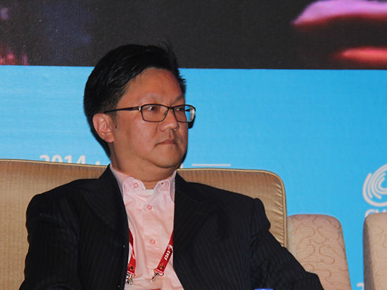 2014年6月11日-14日，“2014（第十六届）中国风险投资论坛”在深圳召开。本届峰会主题为：释放改革红利 打造中国风险投资升级版。图为文化传信集团执行董事、首席营运官陈文龙(图片来源：新浪财经 摄影：张大海)