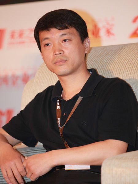 “第十四届中国企业未来之星年会”于2014年6月27日-29日在湖北省咸宁市举行。上图为奥琦玮信息科技(北京)有限公司董事长兼总经理孔令博。(图片来源：新浪财经 梁斌 摄)