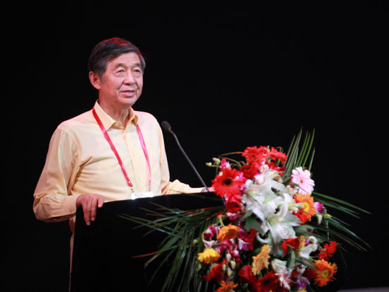 “第八届中国品牌节暨首届贵州品牌大会”于8月7日-9日在贵阳市举行。上图为全国政协外事委员会原副主任吴建民。(图片来源：新浪财经 梁斌 摄)