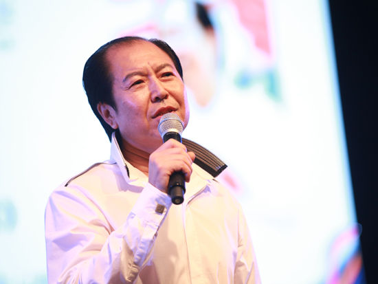 “第十一届学习型中国-女性成功论坛”于2014年8月22日-24日在北京召开。上图为灵性实业(上海)有限公司副董事长刘伟民。(图片来源：新浪财经 梁斌 摄)