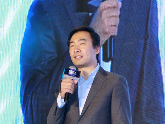 由创业邦和杭州市人民政府联合主办的“2014创新中国总决赛”于9月3日至4日在浙江杭州举办。上图为北极光创投创始人董事总经理邓峰。（图片来源：新浪财经 刘海伟 摄）