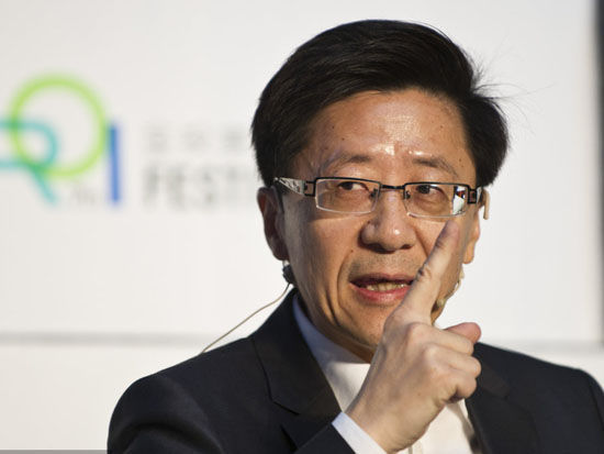 2014年第七届金投赏国际创意节于10月21日至23日在上海举行，上图为微软亚太研发集团主席助理兼集团技术战略总监向江旭。