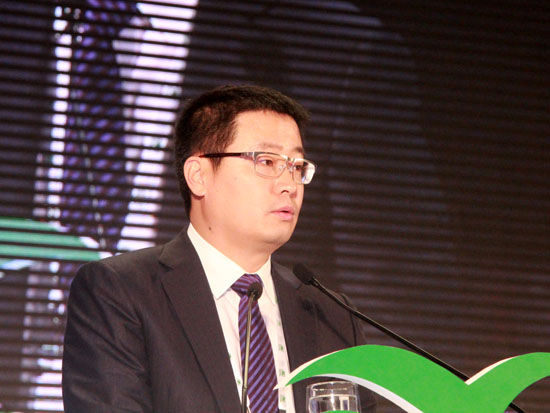 由中国连锁经营协会主办的第十六届中国连锁业会议、第十六届中国连锁店展览会(2014 CHINASHOP)于2014年11月6-8日在福州举办。上图为普华永道(PWC)中国消费品主管合伙人王笑。(图片来源：新浪财经 刘海伟 摄) 