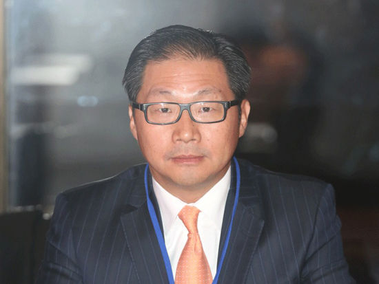 由《英才》杂志、新浪网、北京青年报共同主办“2014(第十四届)中国年度管理大会”于11月28日在北京举办。上图为渤海产业投资基金总裁李祥生。图片来源：新浪财经)