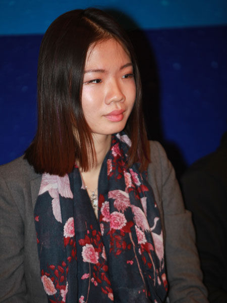 由《中国企业家》杂志社主办的“2014(第十三届)中国企业领袖年会”于12月12日-14日在北京举行。上图为节操精选CEO陈桦。(图片来源：新浪财经 梁斌 摄)