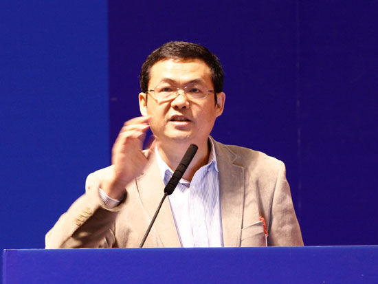 “中国国际高新技术成果交易会”的重要组成部分——“2014中国高新技术论坛”于11月16-18日在深圳会展中心举行。上图为北京大学汇丰商学院副院长、美国西北大学商业模式研究中心副主任魏炜。(图片来源：新浪财经)