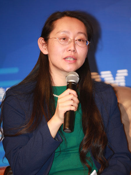 “首席财务官全球论坛”于2015年1月25日在北京清华大学经管学院举办。上图为清华大学经管学院会计系主任、教授肖星。(图片来源：新浪财经 梁斌 摄)