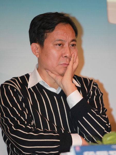 中国财富管理50人论坛第三届年会于2015年1月30日在北京召开。上图为泰康资产管理有限责任公司总经理段国圣。(图片来源：新浪财经 梁斌 摄)