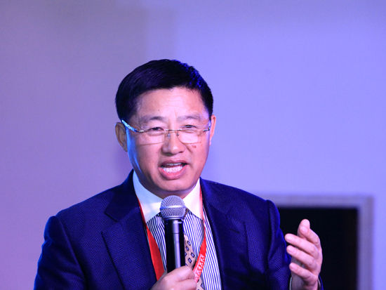 “亚布力中国企业家论坛第十五届年会”于2015年2月28日-3月2日在黑龙江亚布力召开。上图为美好置业集团股份有限公司董事长刘道明。(图片来源：新浪财经 刘海伟 摄)