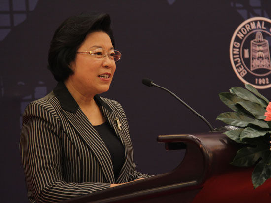 “2015北京新兴市场论坛”于10月19日-20日在北京举行。上图为北京师范大学校务委员会主任刘川生。(图片来源：新浪财经)
