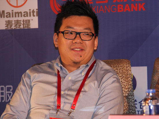 “第十二届中国国际金融论坛”于2015年10月22日-23日在上海召开。上图为搜易贷COO蒋轩。(图片来源：新浪财经)