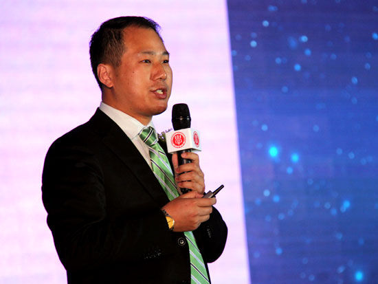 第十六届“学习型中国——世纪成功论坛”于2015年12月30日-2016年1月1日在北京举行。上图为硅谷创客资本CEO赵胜。(图片来源：新浪财经)
