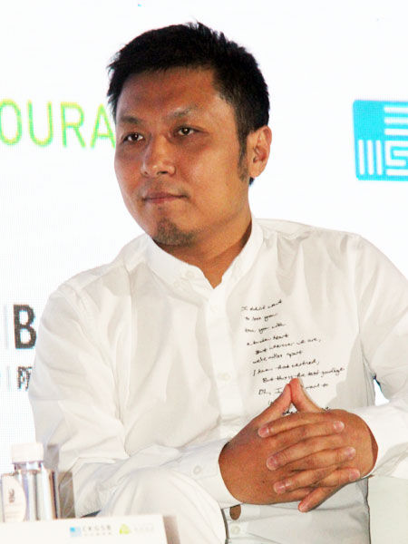 “第六届长江青投论坛·新年峰会”于2016年1月12日-13日在深圳举行。上图为Yes想要、内购网创始人CEO蔡虎。(图片来源：新浪财经)