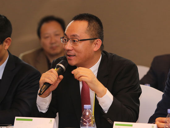 “首届中欧企业投资合作峰会”于2016年1月20-21号在广州开发区召开。上图为普华永道欧洲并购合伙人王炜。(图片来源：新浪财经)