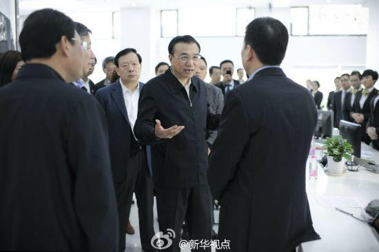 李克强视察杭州泰隆商业银行