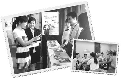 左图 在“保险公众宣传日”上，太平人寿的工作人员正在向客户提供投保建议。下图  图为太平人寿邀请健康问题专家为公司客户提供健康咨询。经济日报记者 江 帆摄