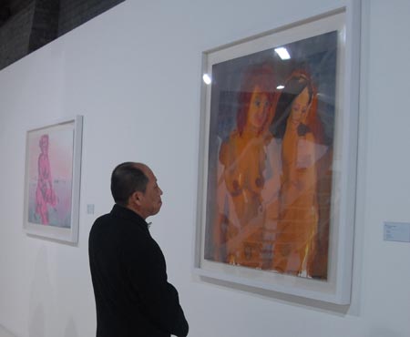 陈曦个人画展《皇后的新装》2007年11月4日,著名的女性艺术家陈曦