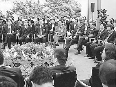 “2007年中国经济年度人物大讲堂”会场