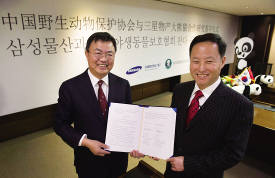 大熊猫将引进韩国 入住三星爱宝乐园