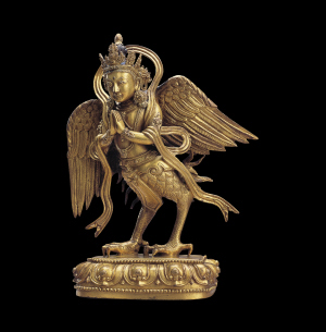 铜鎏金金翅鸟王 北京保利2007秋拍品 估价600-800万人民币