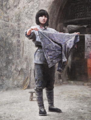 内的朋友和不少来画廊的客人都不约而同地询问画家张大中的作品收藏价