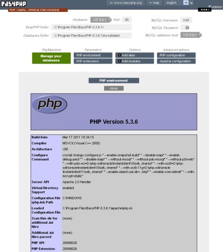 easyphp 5.4