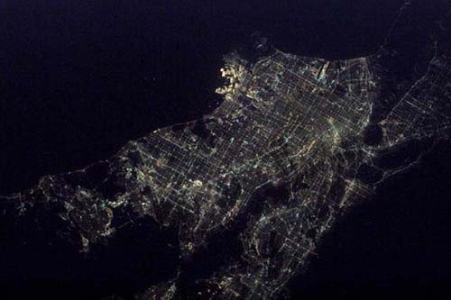 加利福尼亚洛杉矶市夜间美景