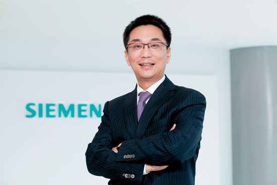 西门子(中国)有限公司高级副总裁、楼宇科技集团总经理安晓杰