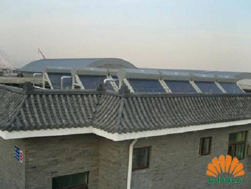 图一：某部队太阳能热水器图