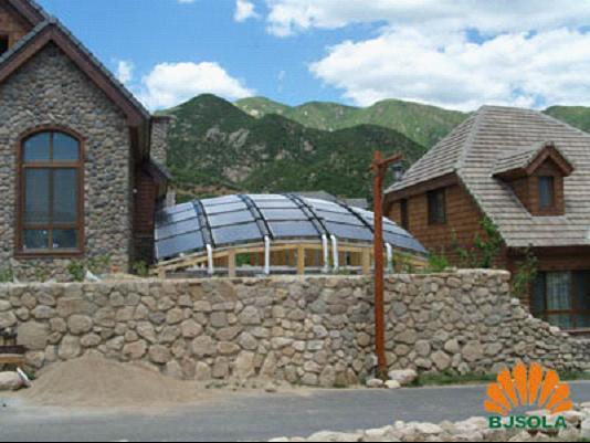 图四：原乡美利坚别墅太阳能采暖系统图