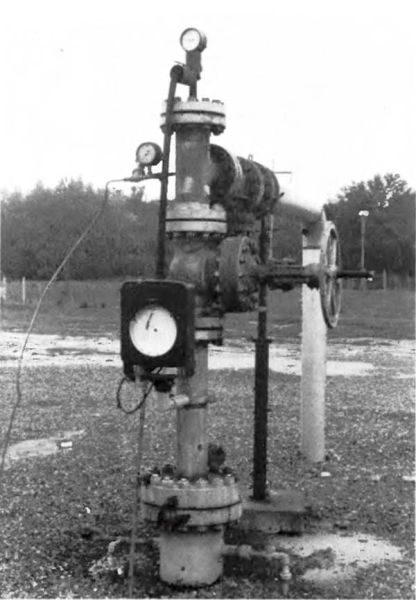 美国的一处地下灌注井 