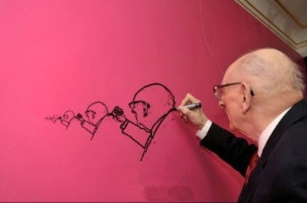 这大爷，很会玩啊！！蛮有创意的！