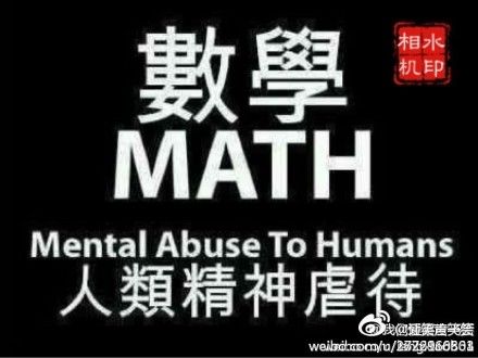 原来，数学MATH是这个意思！
