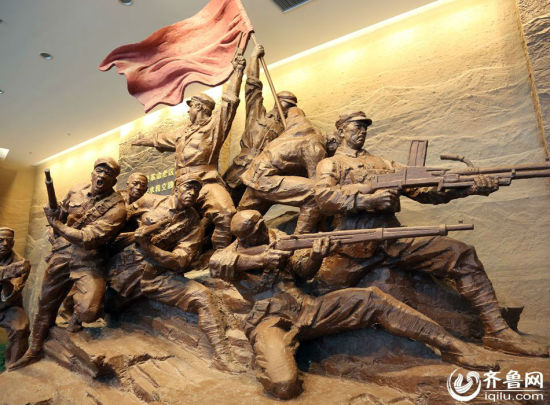沂蒙革命纪念馆（齐鲁网记者 于鹏 摄）