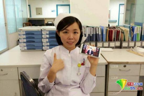 天津医科大学总医院内分泌科护士赵薇。本人供图