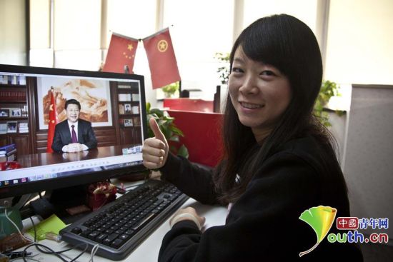 新闻网站编辑瑶瑶。中国青年网记者 李拓摄