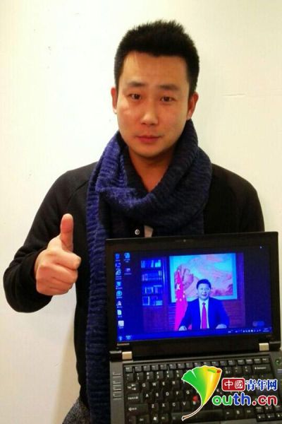 演员姚金飞。本人供图 